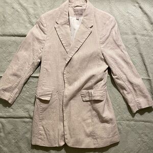 CREAM H&M LINEN BLAZER